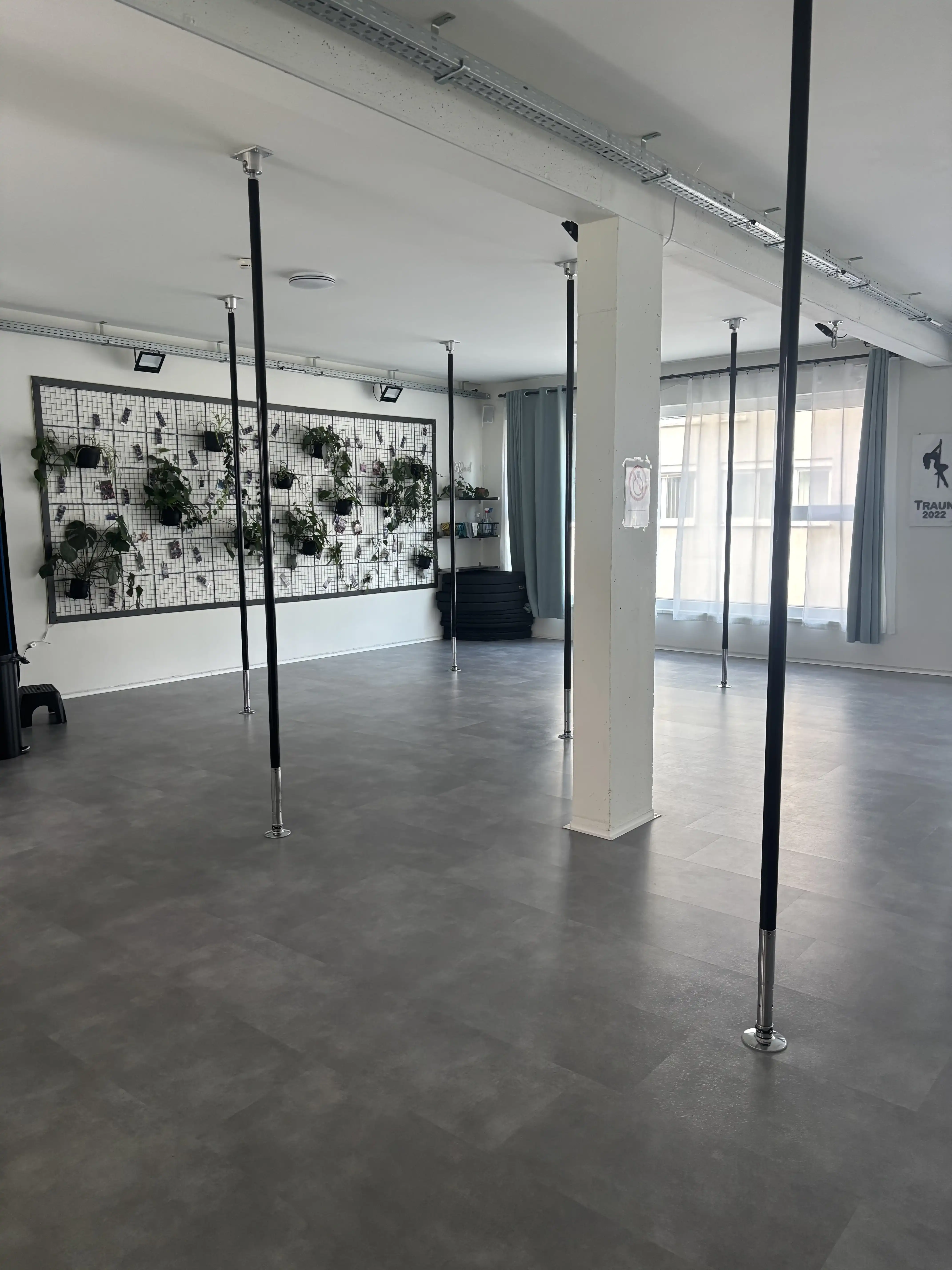 Professionell ausgestattetes Pole Dance Studio in Traun